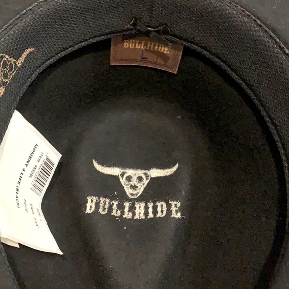 Real leather/felt Texas Cowboy hat - Black main image 7